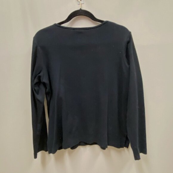 Quaker Family Embroidered Sequin Floral Japanese Blossom Fairy Whimsical Long Sl - Picture 10 of 11